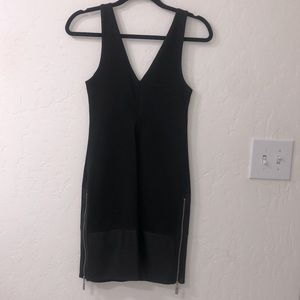 Top Shop US4 Black Dress with Zippers